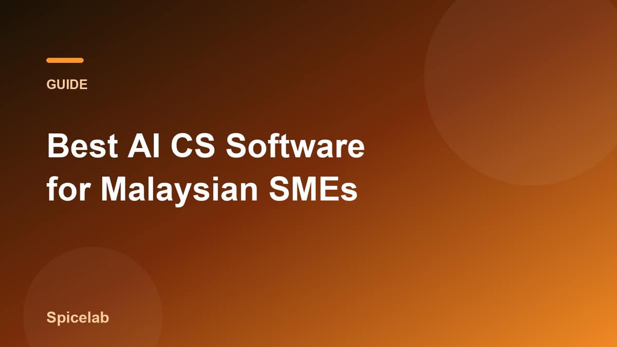 Ilustrasi artikel: Best AI Customer Service Software for Malaysian SMEs (2026 Guide)