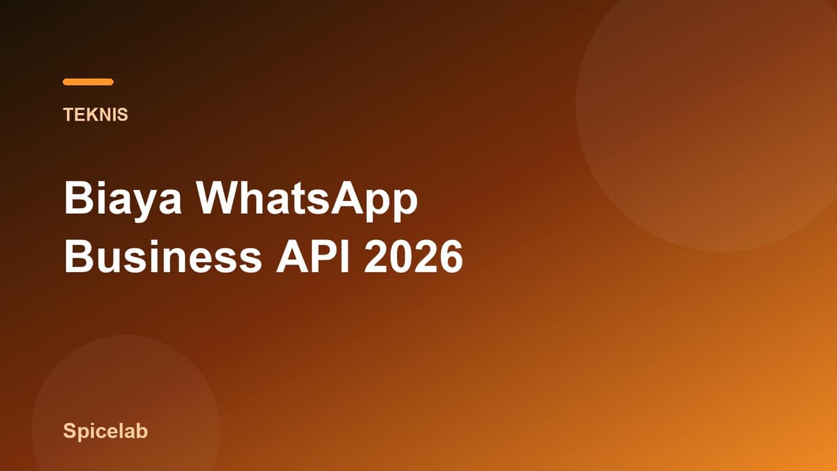 Ilustrasi artikel: Biaya WhatsApp Business API 2026: Rincian Tarif Meta + Cara Hemat untuk UKM