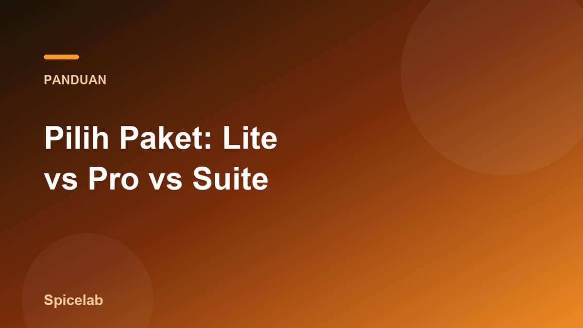 Ilustrasi artikel: Cara Memilih Paket AI Customer Service: Lite vs Pro vs Suite
