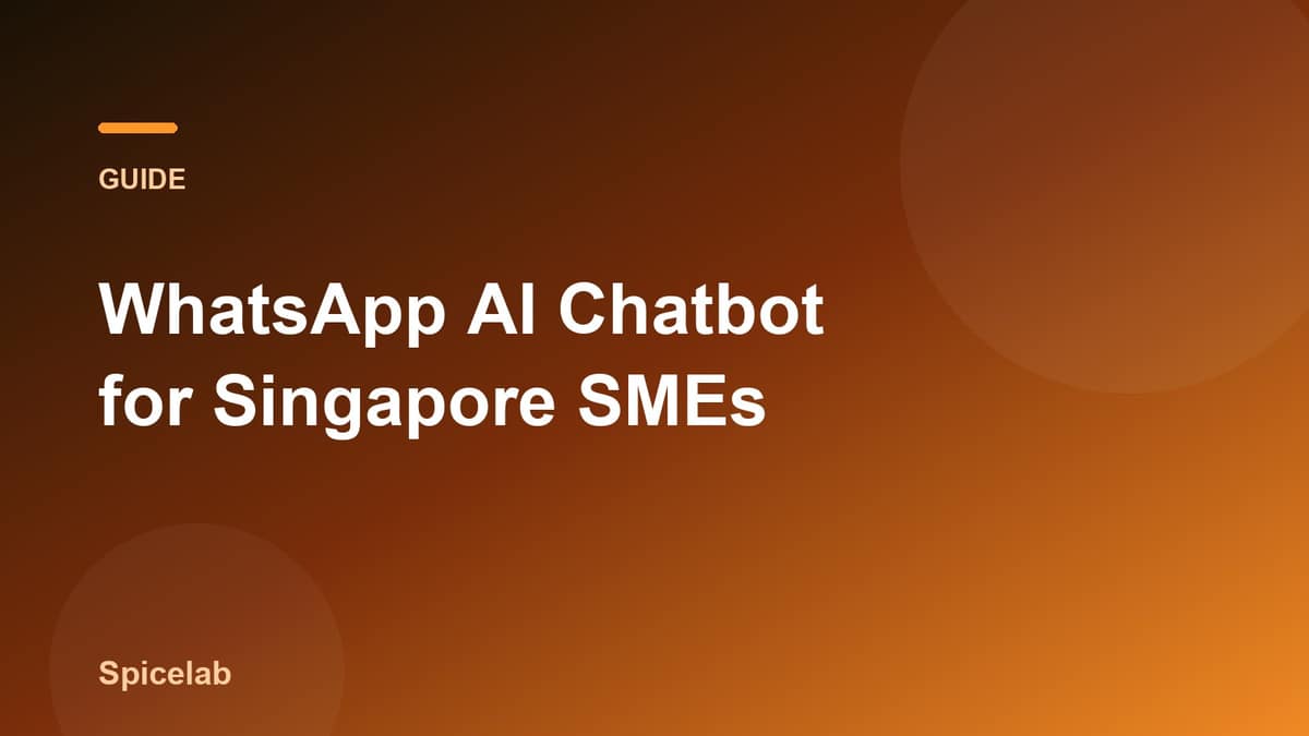 Ilustrasi artikel: WhatsApp AI Chatbot for Singapore SMEs: What to Look For in 2026